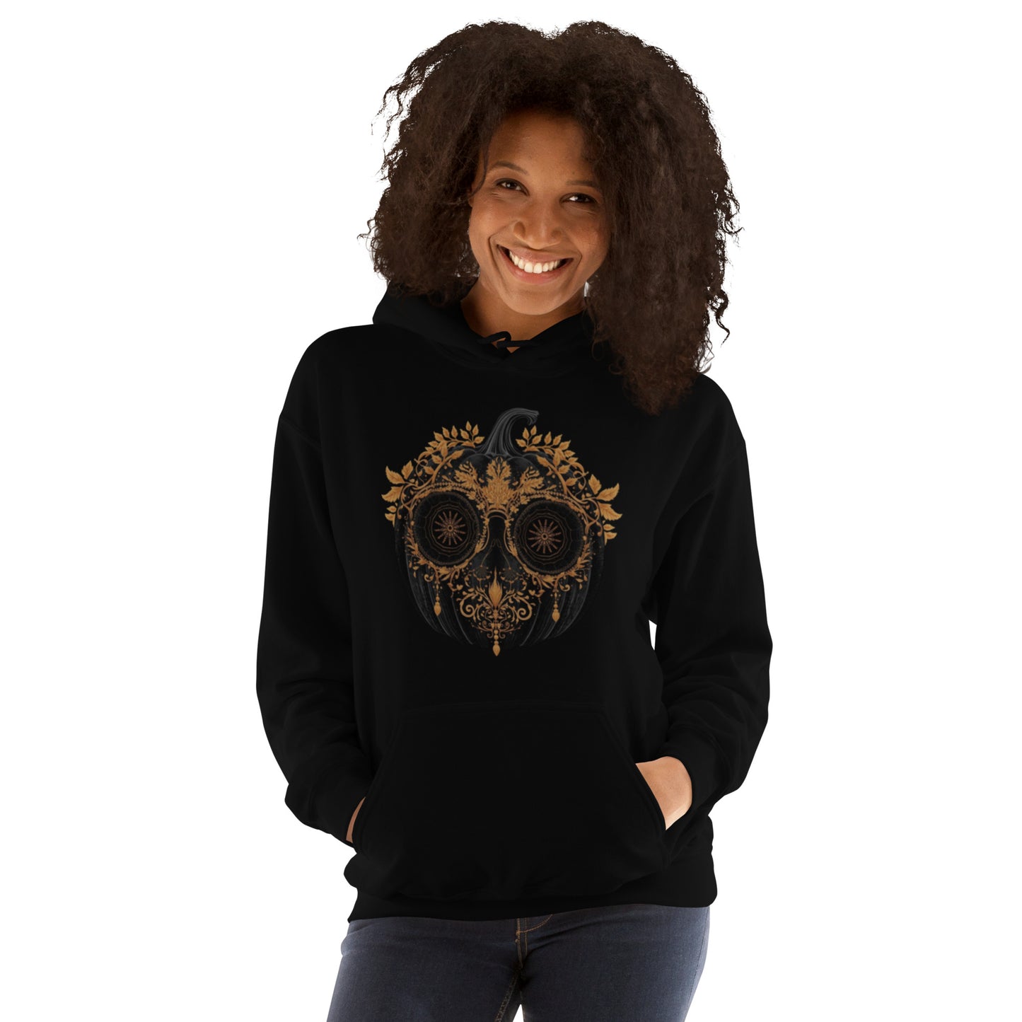Cooltoora's Engraved Burnt Pumpkin - Unisex Hoodie