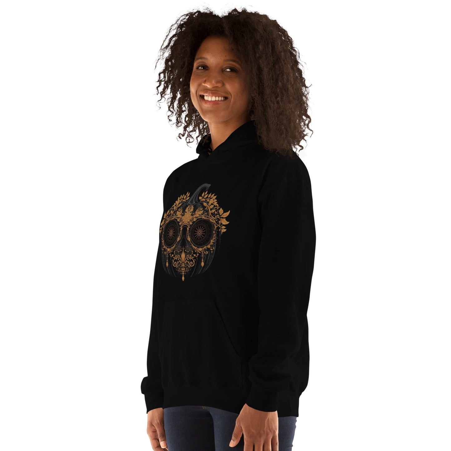Cooltoora's Engraved Burnt Pumpkin - Unisex Hoodie